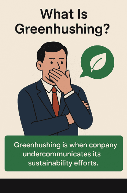 What Is Greenhushing? Definition, Examples & How Companies Can Avoid It