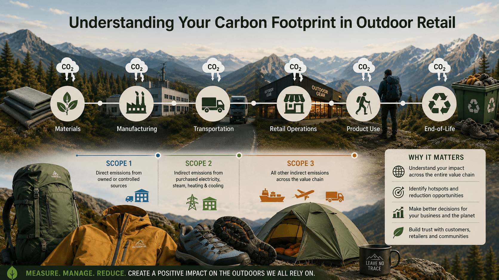 How to Calculate Your Carbon Footprint in Outdoor Retail